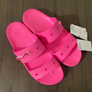 Pink Classic Crocs Sandals